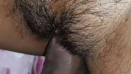 closeup pussy fucking and cum in pussy