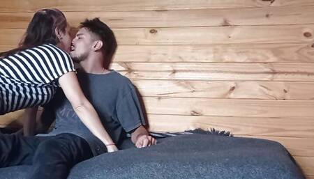 REAL AMATEUR COUPLE. blonde argentinian blonde has passionate sex with her boyfriend
