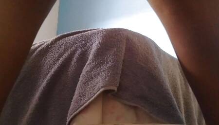 Thin Brazilian Showing her Sexy Ass dildo vobrator