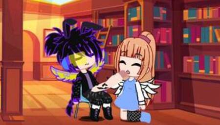 William afton x Mrs afton and my oc x William sister