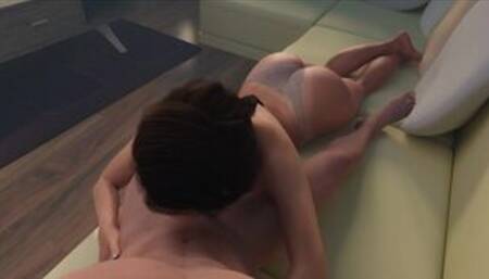 [Gameplay] Away From Home - Part 76 - Landlady Deep Blowjob By LoveSkySan