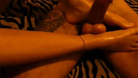 The Gradys - Feet massage and Tease & Denial for frustrated cock