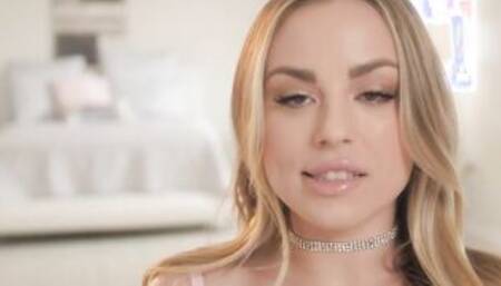 Petite Blonde Babe With Natural Tits Twerks Her Cute Ass then Masturbates and Fingers Her Pussy