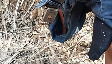 Hot Home made ko ganna ke Khet mein bulakar choda