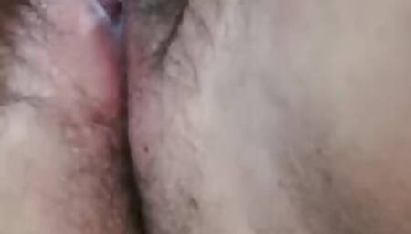 hairy masturbating