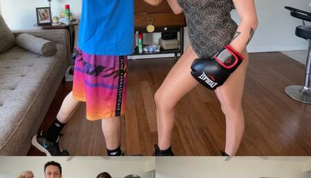 I’ll use you like a punching bag!