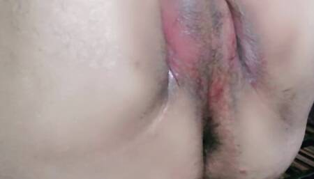 Anal insertion show very horny