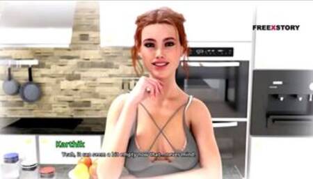 [Gameplay] College kings adult porn game first sex scene Dream about Riley with vo...