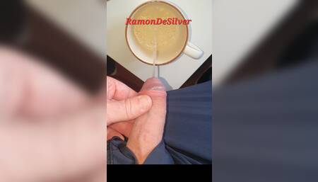 Master Ramon pisses his divine champagne in your teacup, enjoy!