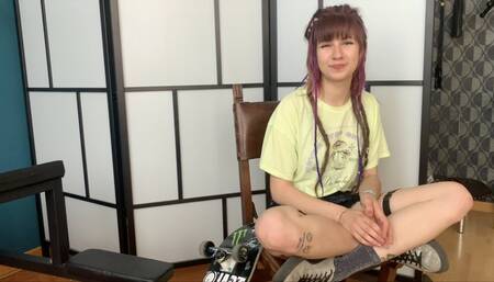 18 yo Svety - First Time in the Stocks - Feet Part1 4k