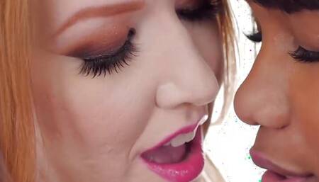 Dick Drainers Jenna Foxx And Sonia Harcourt Get Their Mouths Jizzed!