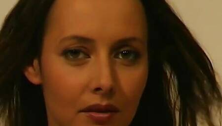 Vladka's first porn performance is a brunette whore who touches herself for your pleasure