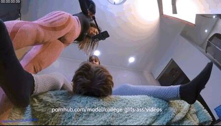 06RJ Pov The slave must eat the cigarette butts! Spat on the face of a slave) My friend and I love to mock a slave [MOV]