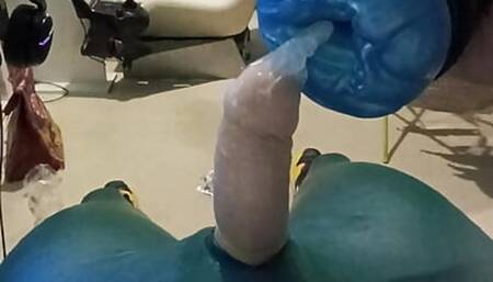 Condom pussy fuck part 1
