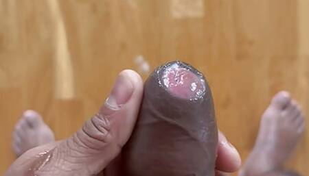 Jerking off my BBC on my own