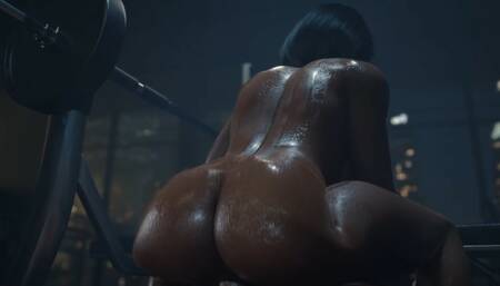 Overwatch 3D porn : ( Phara learn how to ride )
