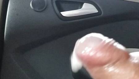 Daddy masturbates in car.