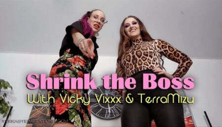 Shrink The Boss - Vicky Vixxx & TerraMizu - HD 720 MP4