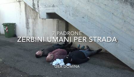 GEA DOMINA - 8 MISTRESS AND 4 HUMAN DOORMATS ON THE ROAD