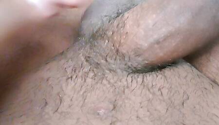 Horney brother alone at home with sister in law's panties and jerking off and badly cum