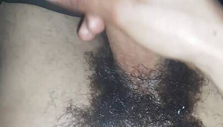 Big dick handjob