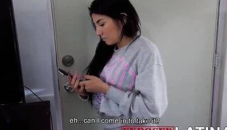 fucking the cousin while waiting for the boyfriend porn in spanish