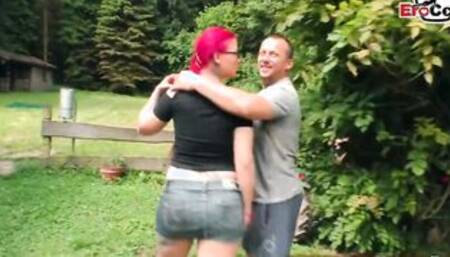 GIGANTIC BUTT GERMAN AMATEUR REDHEAD mom PLOWED OUTDOOR