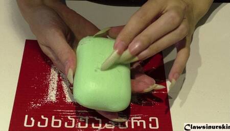 Long Nails Scratching Soap