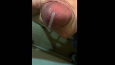 Wet cock and Lots of cum and wank in Slow motion