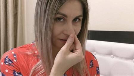 I'd love to see your biggest booger ever, when you just wake up on a morning MP4 FULL HD 1080p