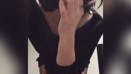 getting off in the bathroom at work