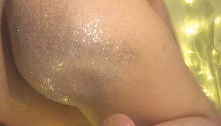 I covered my ass in glitter!