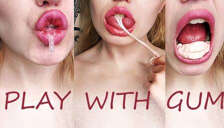 Chewing a whole pack of gum 720p