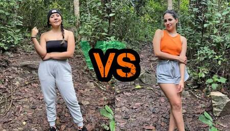 Pantsing vs wedgie in forest