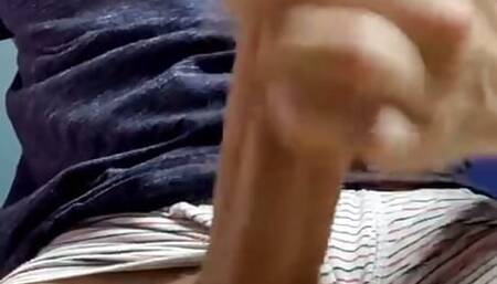 Massage my huge cock is very hot, I advise you to watch the video and don't forget to press the like button