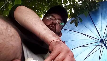 play and cum in public