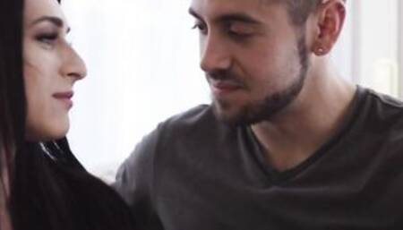 Straight guy neighbor sucks and fucks brunette ts Khloe Kay