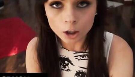 Erotic snatch with mouth Let Stepdad Stick His Filthy Finger Into Her