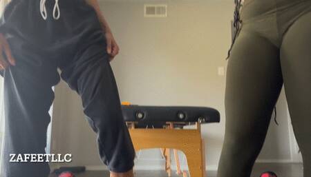 “Stomping His Balls”