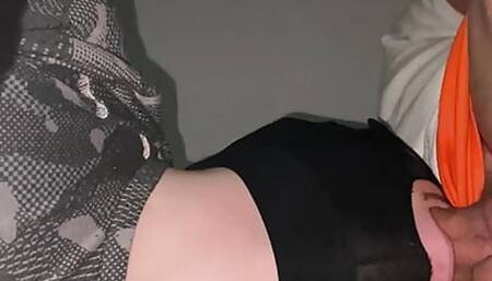 I mouth fuck this chubby slut