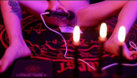 Satanic way to cum