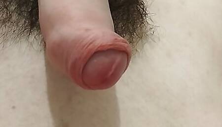 Young horny boy yummy creamy belly cum while jerking off