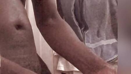 Morning glory hard bbc wanking with my fleshlight