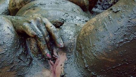 Red Riding Hood in Forest mud full video