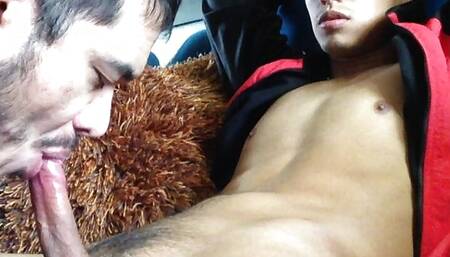 twink hetero cum in my mouth