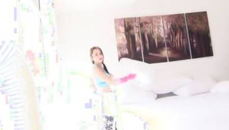 OPERACIONLIMPIEZA - Petite Maid Valeria Matasanos Getting Hard Cock After Cleaning - MAMACITAZ