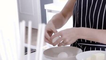 AGIRLKNOWS - (Sabrisse, Zazie Skymm, Tiffany Tatum) - Bae Lesbian 3-Way In The Kitchen With Irresistible Babes