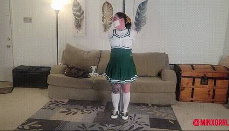 MinxGrrl - Cheerleader Won't Make The Game (MP4 Format)