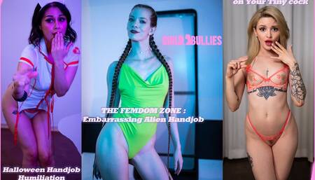 Little Dick Jerked Off by Girl Bullies WMV