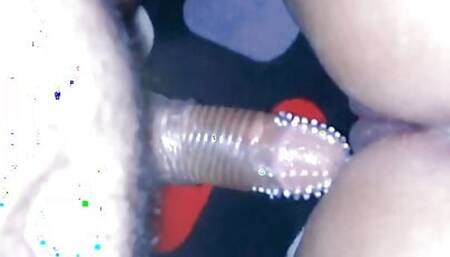 wife Big ass fukhed by husband small Dick use condom dildo dogysyle